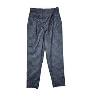 🛍️ Zara Blue Herringbone Trousers - Women's Small